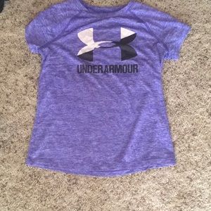 Purple under armor shirt
